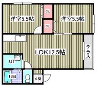 物件の間取り画像