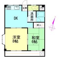 ハイツ峯岸2の間取り