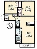 シャーメゾンAOIの間取り