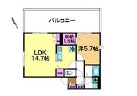 東京都立川市柴崎町3(アパート)の賃貸物件の間取り