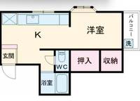 東京都江戸川区西小岩4(マンション)の賃貸物件の間取り