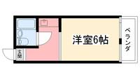 兵庫県西宮市里中町2(マンション)の賃貸物件の間取り