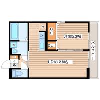 ル プティシャトー広瀬橋の間取り