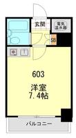 東京都港区東新橋2(マンション)の賃貸物件の間取り