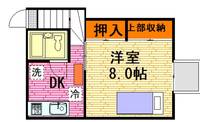 広島県山県郡北広島町有田(アパート)の賃貸物件の間取り