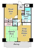 物件の間取り画像