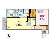 フォーサイト ウエスト B棟の間取り