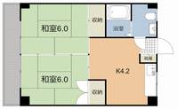 白百合荘の間取り
