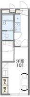 埼玉県川越市大字的場(アパート)の賃貸物件の間取り