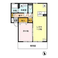 栃木県足利市山川町(アパート)の賃貸物件の間取り