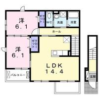 エトワール四ツ谷の間取り