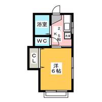 小原コーポ2の間取り