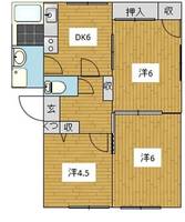 ディアス二の岡の間取り