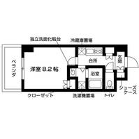 京都府京都市上京区堀川上之町(マンション)の賃貸物件の間取り