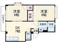グリーンハイツAの間取り