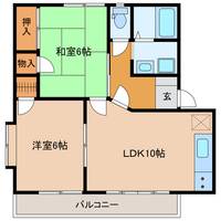 静岡県浜松市中央区新橋町(アパート)の賃貸物件の間取り