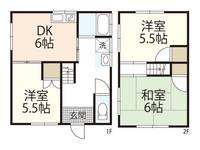 広島県広島市安佐南区川内1(一戸建)の賃貸物件の間取り