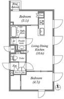nido西早稲田の間取り