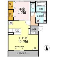 ペルソワール高田の間取り