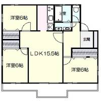 神奈川県川崎市多摩区宿河原5(アパート)の賃貸物件の間取り