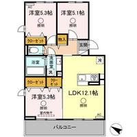 物件の間取り画像