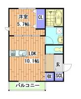 物件の間取り画像