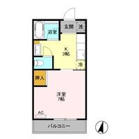 新潟県上越市子安新田(アパート)の賃貸物件の間取り