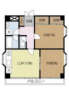 東京都江東区白河3(マンション)の賃貸物件の間取り