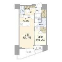 Brillia THE TOWER TOKYO YAESU AVENUの間取り