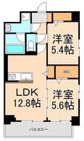 グランジュテIIの間取り
