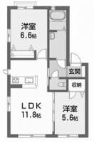 エスパルク A・B棟の間取り