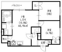 物件の間取り画像