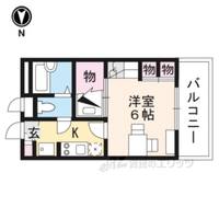 レオパレスグリシーナの間取り