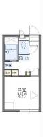 レオパレスラークの間取り