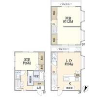 埼玉県さいたま市桜区西堀4(一戸建)の賃貸物件の間取り