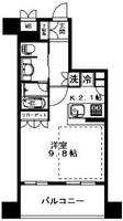 東京都渋谷区恵比寿南3(マンション)の賃貸物件の間取り