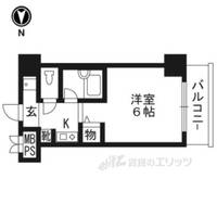 De’lead金閣寺道の間取り