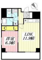 東京都板橋区成増1(マンション)の賃貸物件の間取り