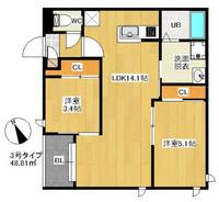 物件の間取り画像