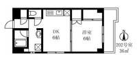 東京都中野区中央5(マンション)の賃貸物件の間取り