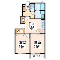 プレシード笹原Cの間取り