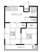 コーポグリーンヒルの間取り