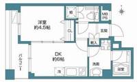 パナッシュ二子玉川の間取り