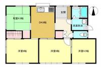 岡山県倉敷市白楽町(一戸建)の賃貸物件の間取り