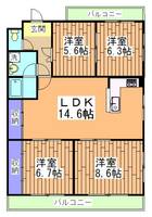 物件の間取り画像