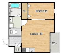 物件の間取り画像