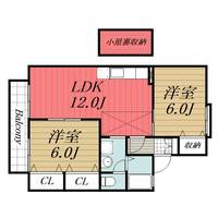 千葉県千葉市若葉区みつわ台1(アパート)の賃貸物件の間取り