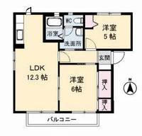 シャーメゾンドラジェ B棟の間取り