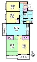 エバーグリーンコートの間取り