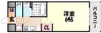プレサンス大阪福島レシェンテの間取り